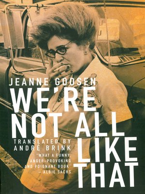 cover image of We're Not All Like That